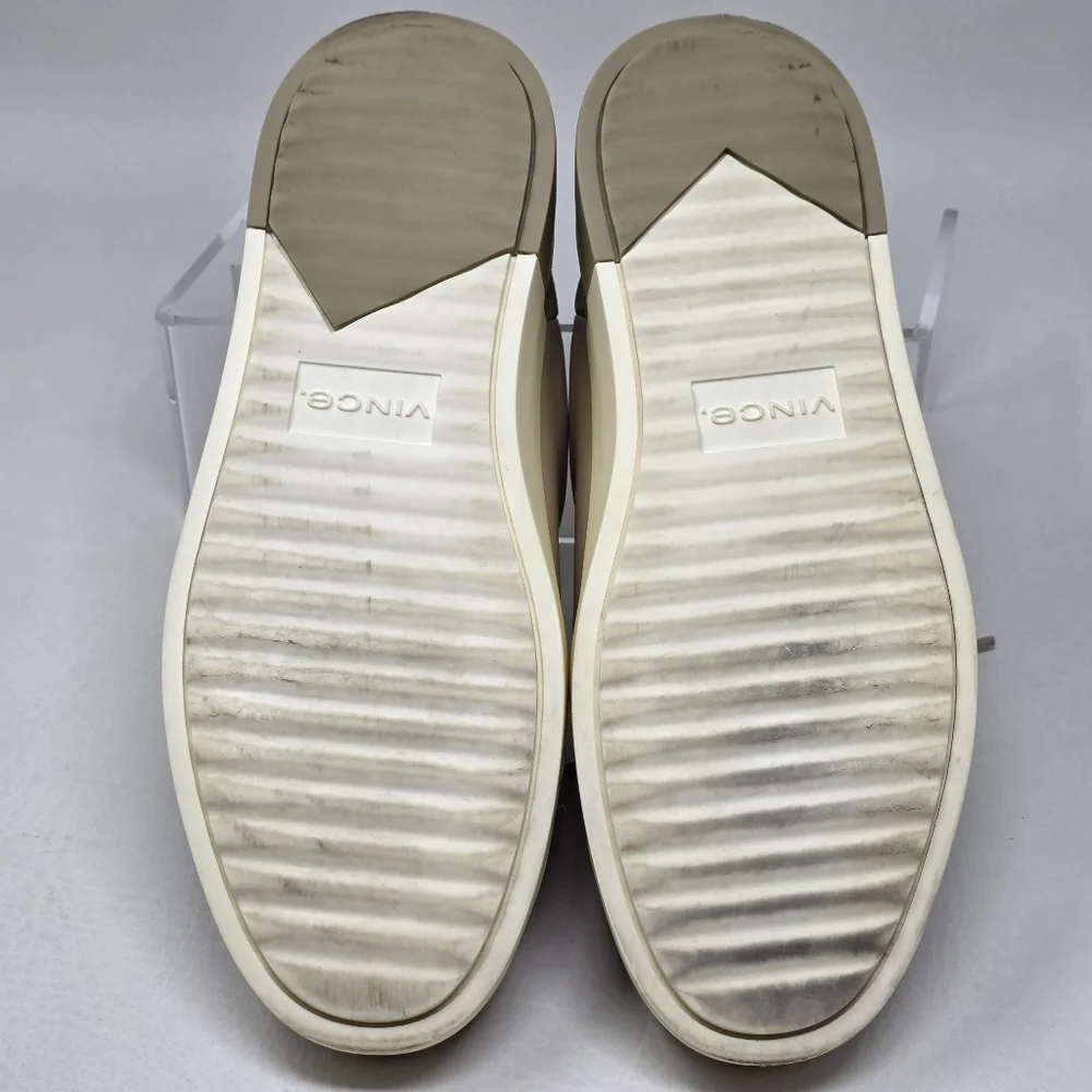 Vince Bensley Women's Platform Leather Lace-Up Sneaker Size 7.5 Pre-owned - Picture 10 of 11